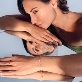 Sif Jakobs Ellera Waves armband SJ-B3859-CZ-YG