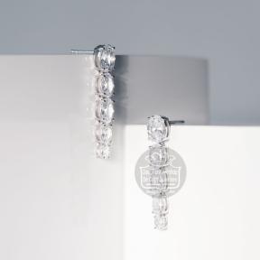 Sif Jakobs Ellisse Lungo Cinque oorbellen SJ-E2323-CZ