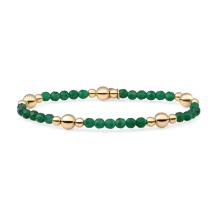 Sparkling Jewels Green Onyx Bold Mix Armband BLK01G-G53