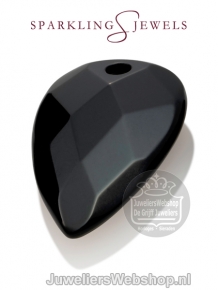 sparkling jewels blossom editions facet onyx hanger pengem07-bs