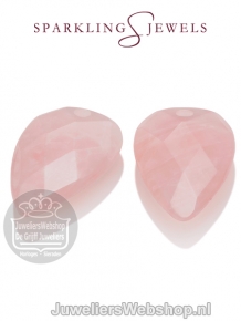 sparkling jewels earring editions rose quartz Blossom eardrops eagem13-bs