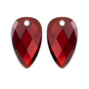 Sparkling Jewels Eardrops Earring Editions Ruby Quartz Blossom EAGEM50-BS