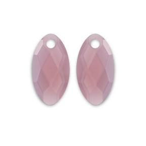 Sparkling Jewels Eardrops Facet Pink Opalite Ear Leaf EAGEM66-FCLF-S