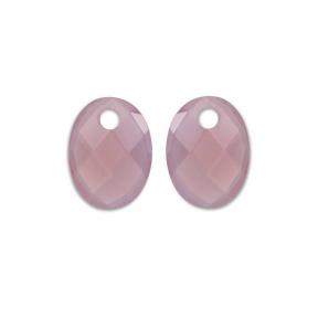 Sparkling Jewels Eardrops Pink Opalite Medium Oval EAGEM66-MO