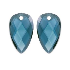 Sparkling Jewels Eardrops Ocean Topaz Quartz Blossom EAGEM67-BS