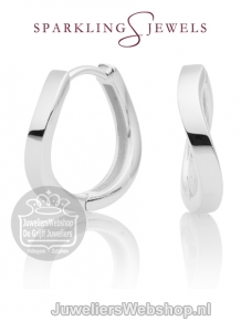 sparkling jewels earring editions flare silver creolen eas01