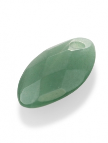 sparkling jewels leaf editions facet green aventurine hanger pengem29-fct-s