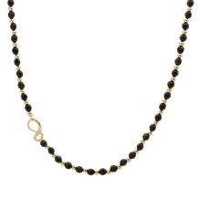 Sparkling Jewels Link Ketting Onyx Mix NLK03G-G07-042