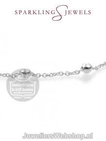 sparkling jewels regular editions ketting ball chain silver snbs090