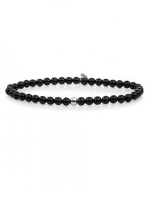 sparkling jewels armband onyx saturn small 4mm sb-gem07-add-4mm