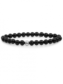 sparkling jewels armband onyx saturn large 6mm sb-gem07-add-6mm