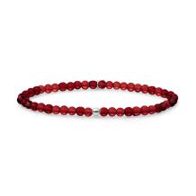 Sparkling Jewels Ruby Quartz Saturn 4mm Armband SB-GEM50-ADD-4MM