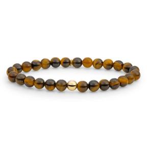 Sparkling Jewels Tiger Eye Saturn 6mm Armband SBG-GEM09-ADD-6MM