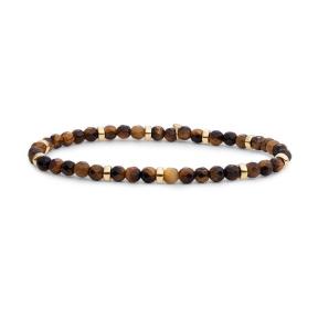 Sparkling Jewels Tiger Eye Roundel Armband SBG-GEM09-MIX-RDL