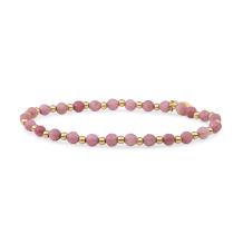 Sparkling Jewels Pink Rhodonite Interstellar Armband SBG-GEM24-3MM-MIX