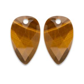 Sparkling Jewels Eardrops Earring Editions Tiger Eye Blossom EAGEM09-BS