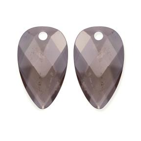 Sparkling Jewels Eardrops Smoky Quartz Blossom EAGEM23-BS