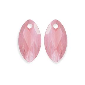 sparkling jewels earring Cherry Quartz ear leaf eardrops eagem25-fclf-s
