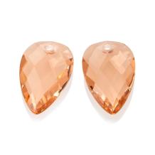 Sparkling Jewels Eardrops Champagne Quartz Blossom EAGEM42-BS