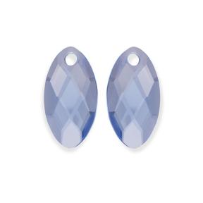 Sparkling Jewels Eardrops Aquamarine Quartz?Ear Leaf EAGEM56-FCLF-S