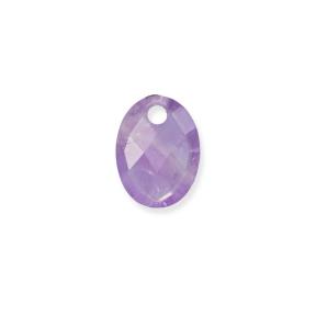 Sparkling Jewels Hanger Medium Oval Amethyst PENGEM05-MO