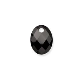 Sparkling Jewels Hanger Medium Oval Onyx PENGEM07-MO