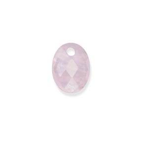 Sparkling Jewels Hanger Medium Oval Rose Quartz PENGEM13-MO