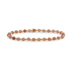 Sparkling Jewels Sunstone Interstellar verguld Armband SBG-GEM58-3MM-MIX