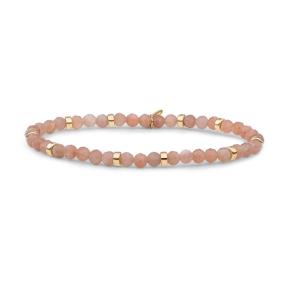 Sparkling Jewels Sunstone Roundel Interstellar Armband SBG-GEM58-MIX-RDL