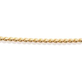 sparkling jewels ketting Serpentine chain gold SN-SPG-050