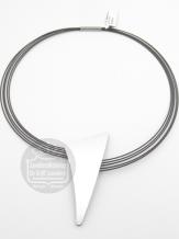Step by Step Collier 600477-Grijs-Zwart