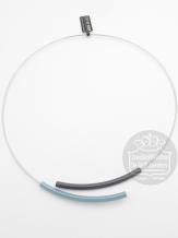 step by step ketting 600866-grijs-lblauw