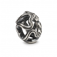 trollbeads kraal Hartenband TAGBE-10246 zilver