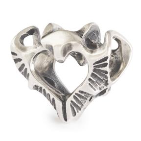 Trollbeads kraal Harten Vleermuis TAGBE-10290