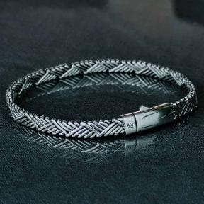 Taj Amsterdam zilveren Aodh armband MB08