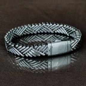 Taj Amsterdam zilveren Aodh armband MB09