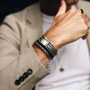 Taj Amsterdam zilveren Feleti armband MB14