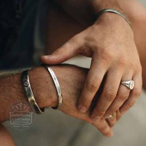 Taj Amsterdam zilveren Kara armband MCB05