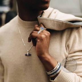 Taj Amsterdam zilveren Abel armband MCB09