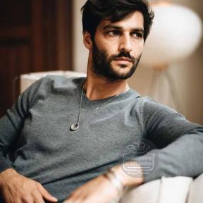 Taj Amsterdam zilveren Baste ketting MN04