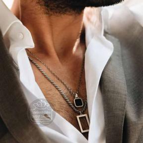 Taj Amsterdam zilveren Andrik ketting MN05