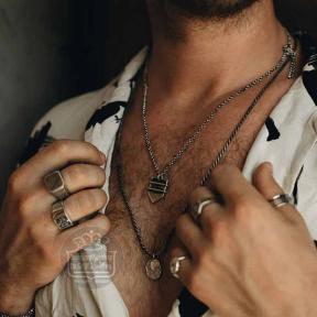 Taj Amsterdam zilveren Stelvio ketting MN08