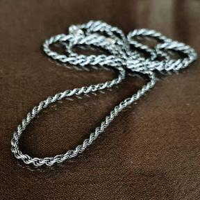 Taj Amsterdam zilveren Stelvio ketting MN08