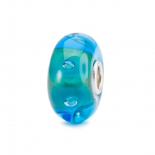 Trollbeads Uranus glas kraal TGLBE-10469