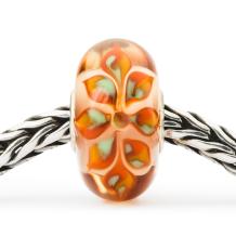 Trollbeads Tijgerlelie glas kraal TGLBE-20311