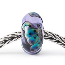 Trollbeads Vlindergeluk glas kraal TGLBE-20349