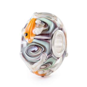 Trollbeads Stromende Gratie glas kraal TGLBE-20459