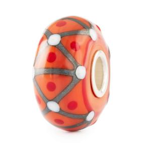 Trollbeads Verweven Momenten glas kraal TGLBE-20465