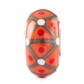 Trollbeads Verweven Momenten glas kraal TGLBE-20465