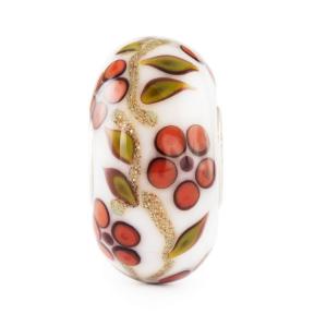 Trollbeads Fluistering van de Bloesem glas kraal TGLBE-20467